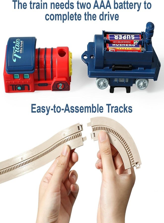 SKYBUCKET Kidsity trainracks Toy 191+ PCS tracklay setor Boys & Girls GED 4-6, Build Your Own City, Toddler Birthday Gift - Image 3